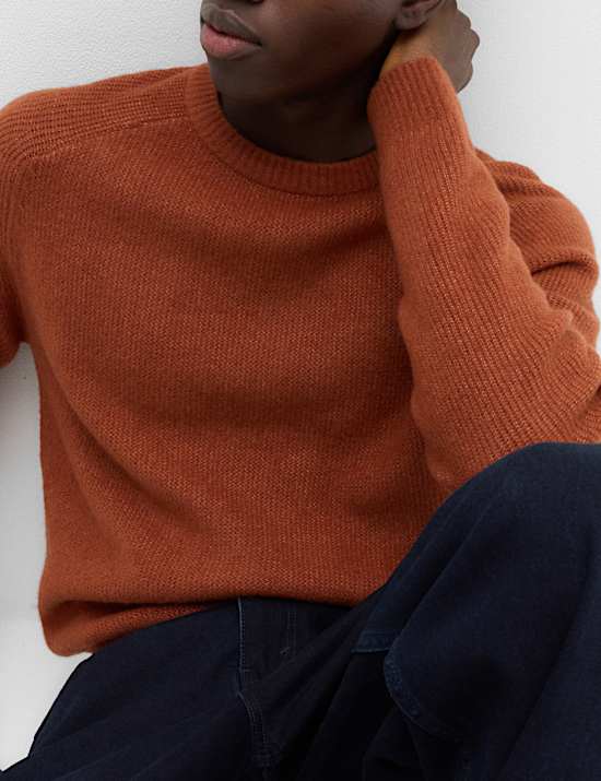 Supersoft Crew Neck Jumper with Wool