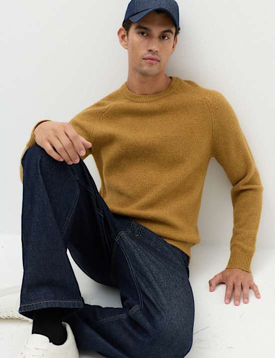Supersoft Crew Neck Jumper with Wool