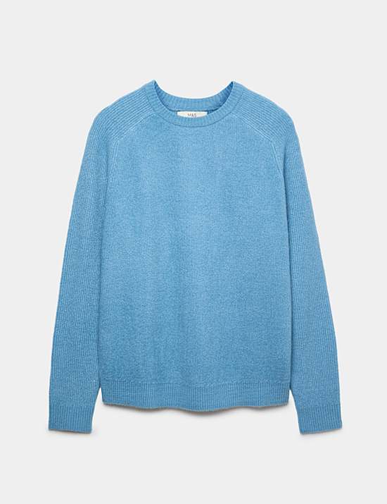 Supersoft Crew Neck Jumper with Wool