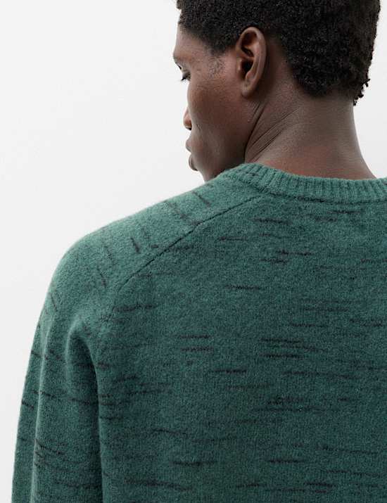 Supersoft Space Dye Crew Neck Jumper