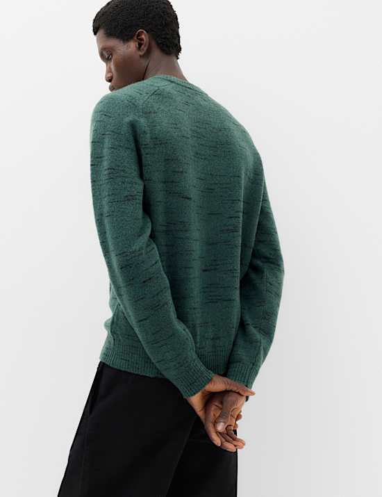 Supersoft Space Dye Crew Neck Jumper