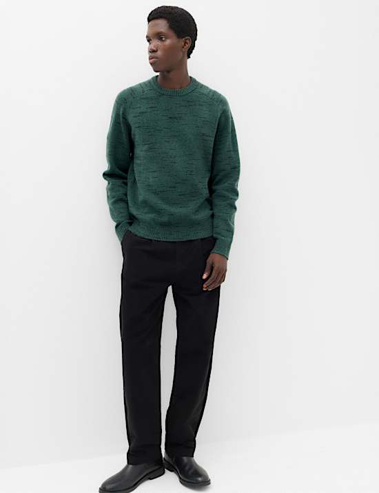 Supersoft Space Dye Crew Neck Jumper