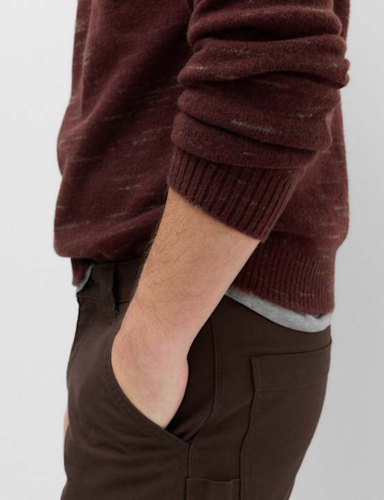 Supersoft Space Dye Crew Neck Jumper