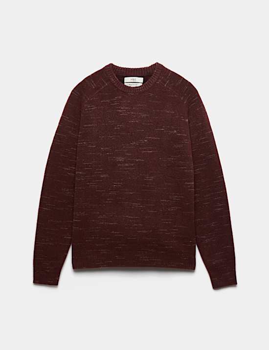 Supersoft Space Dye Crew Neck Jumper
