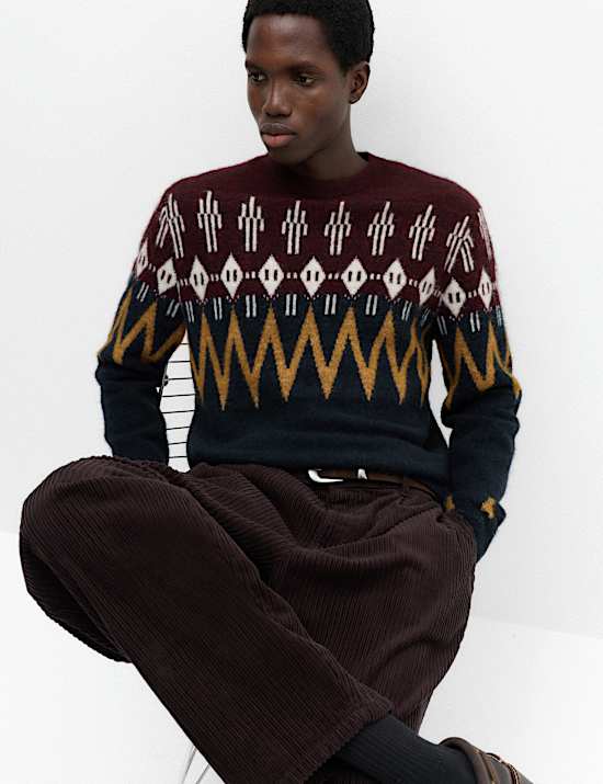 Fairisle Crew Neck Jumper