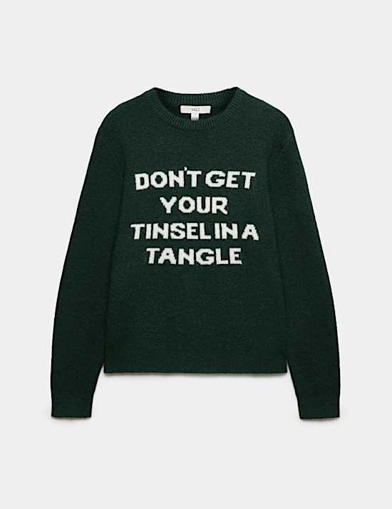 Apres Slogan Crew Neck Jumper