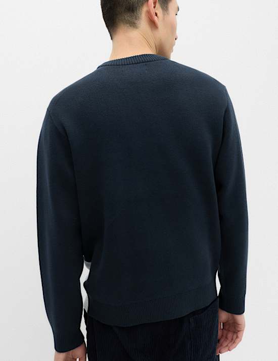 Pure Cotton Spencer Bear&trade; Crew Neck Jumper