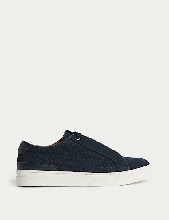 Leather Interweave Trainers
