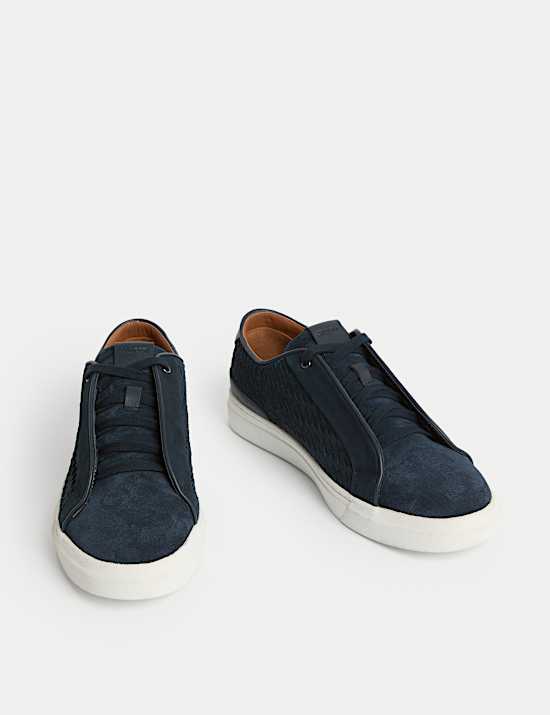 Leather Interweave Trainers