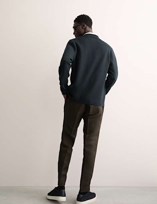 Pure Extra Fine Merino Wool Knitted Jacket