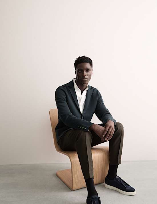 Pure Extra Fine Merino Wool Knitted Jacket