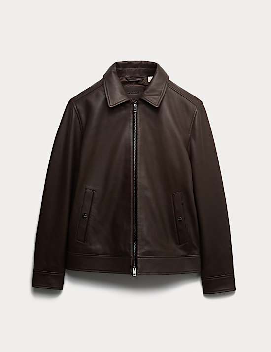 Leren Harrington-jasje