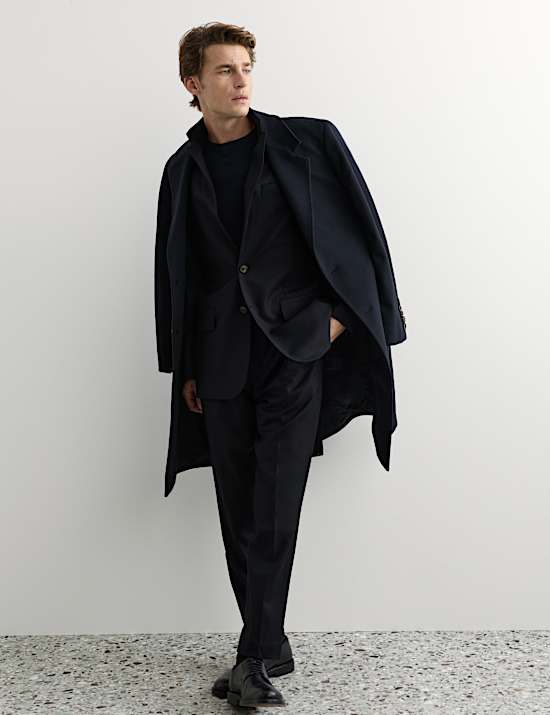 Italian Pure Wool Flannel Trousers