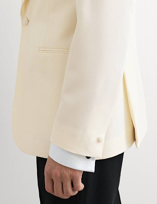 Tailored Fit Italian Wool Tuxedo Jacket