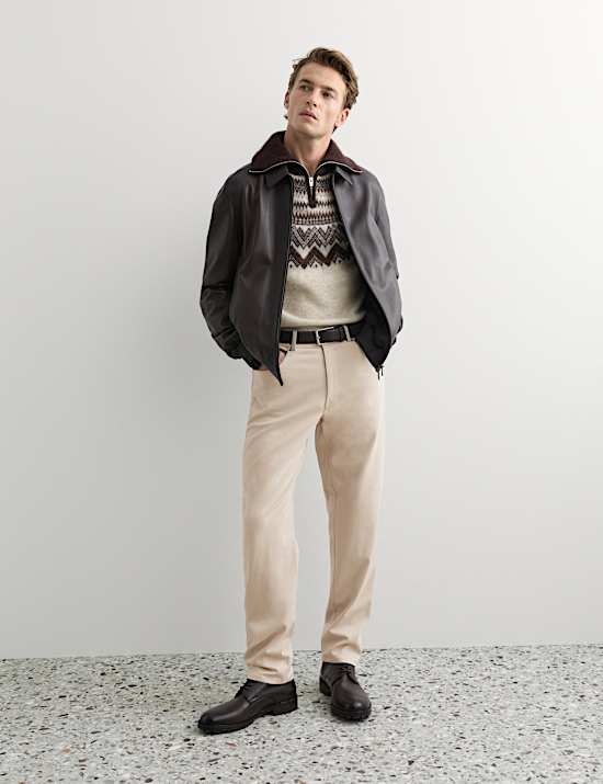 Straight Fit 5 Pocket Trousers