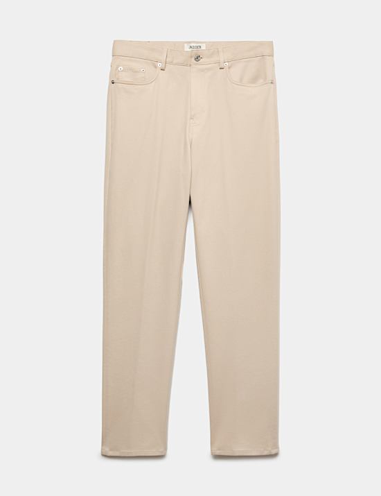 Straight Fit 5 Pocket Trousers