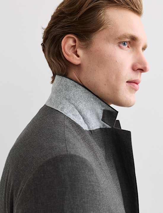 Tailored Fit Pure Wool Suit Jacket