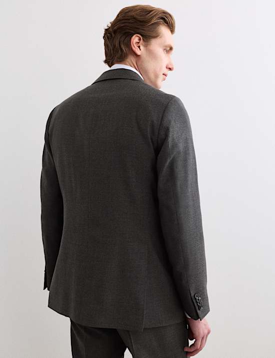 Tailored Fit Pure Wool Suit Jacket