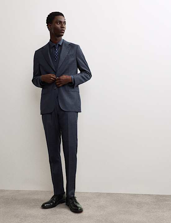 Tailored Fit Wool Rich Suit Jacket