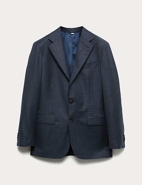 Tailored Fit Wool Rich Suit Jacket