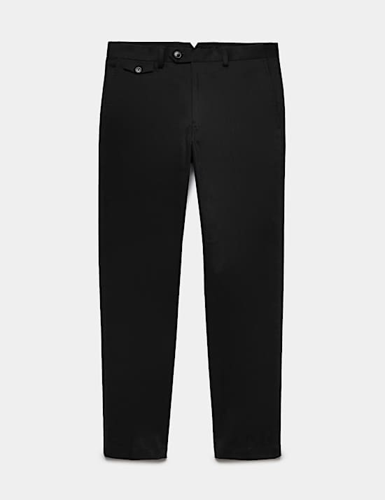Chino ajust&eacute; en coton italien