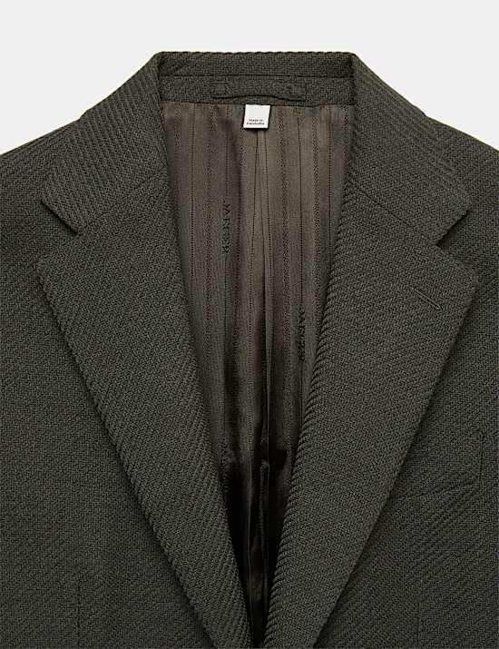 Tailored Fit Wool Rich Twill Blazer