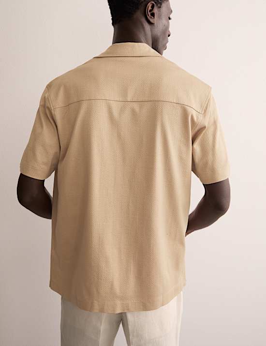 Pure Cotton Revere Polo Shirt