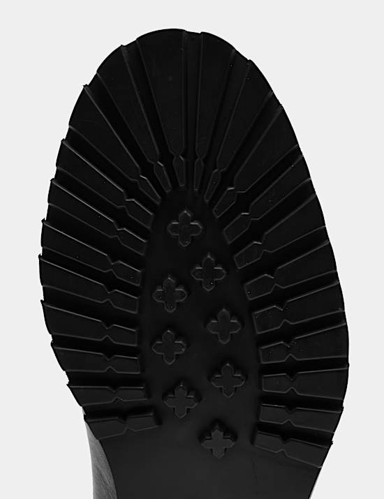 Leather Lace Up Casual Boots