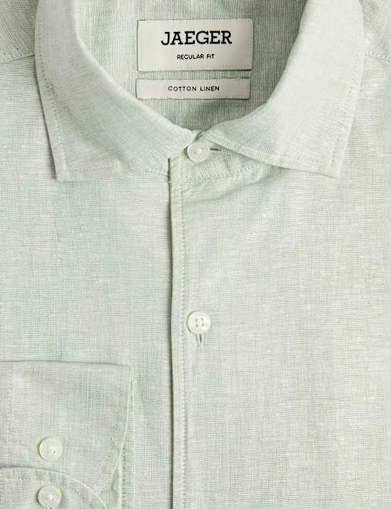 Regular Fit Luxury Linen Cotton Shirt