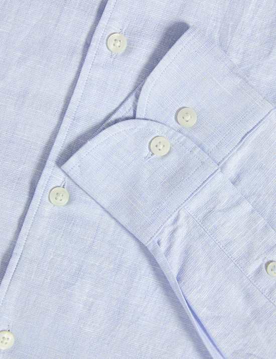 Regular Fit Luxury Linen Cotton Shirt