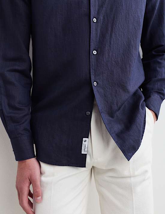 Regular Fit Luxury Linen Cotton Shirt