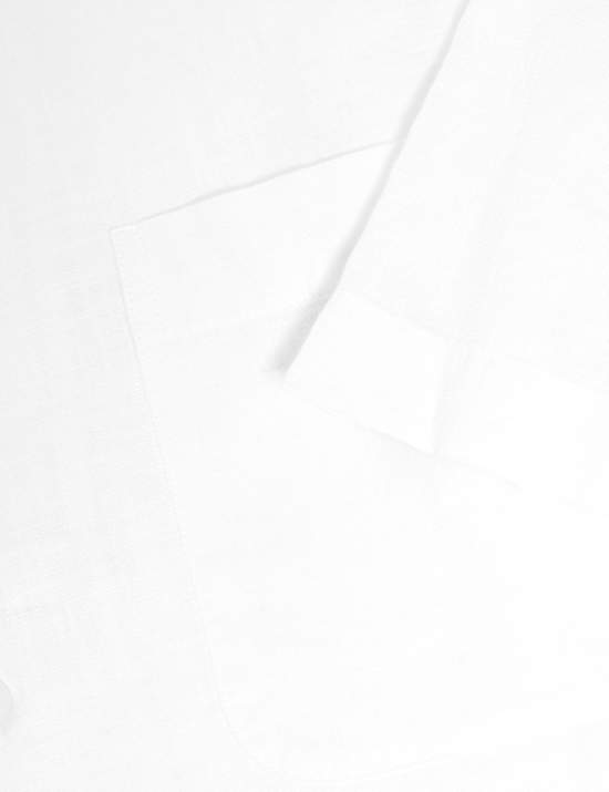 Regular Fit Luxury Linen Cotton Short Sleeve Shirt