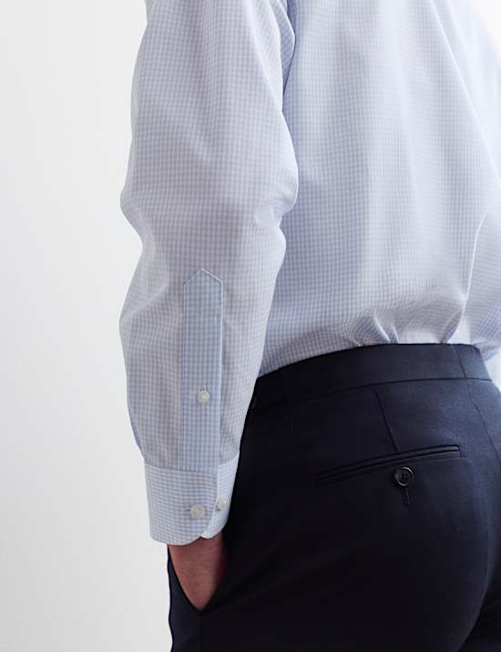 Regular Fit Pure Cotton Check Shirt