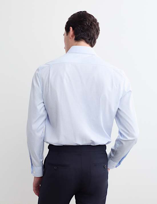 Regular Fit Pure Cotton Check Shirt