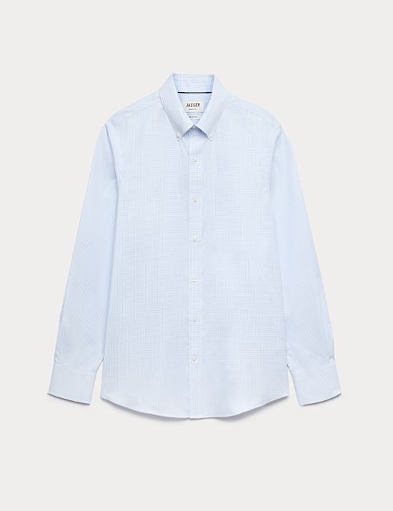 Regular Fit Pure Cotton Check Shirt