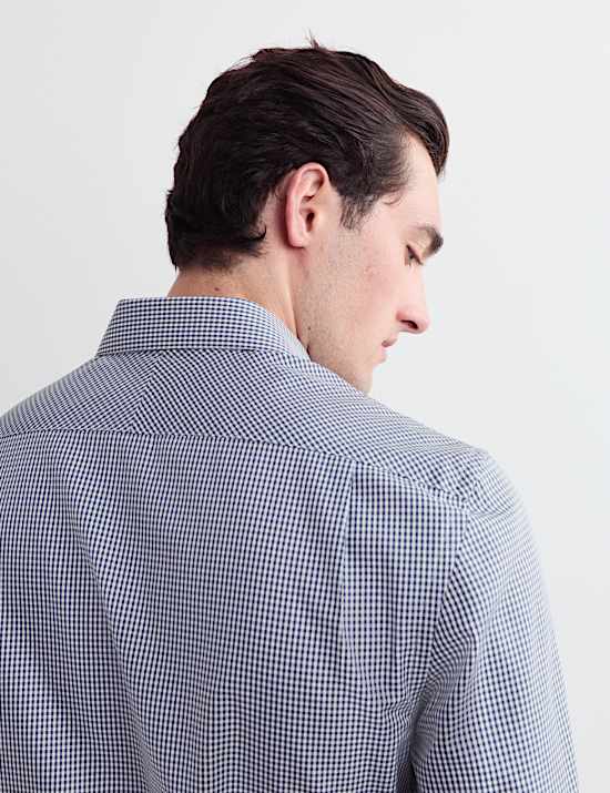 Regular Fit Pure Cotton Check Shirt