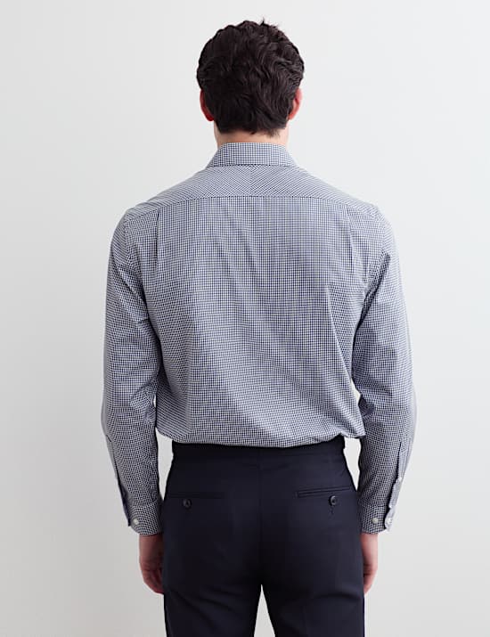 Regular Fit Pure Cotton Check Shirt