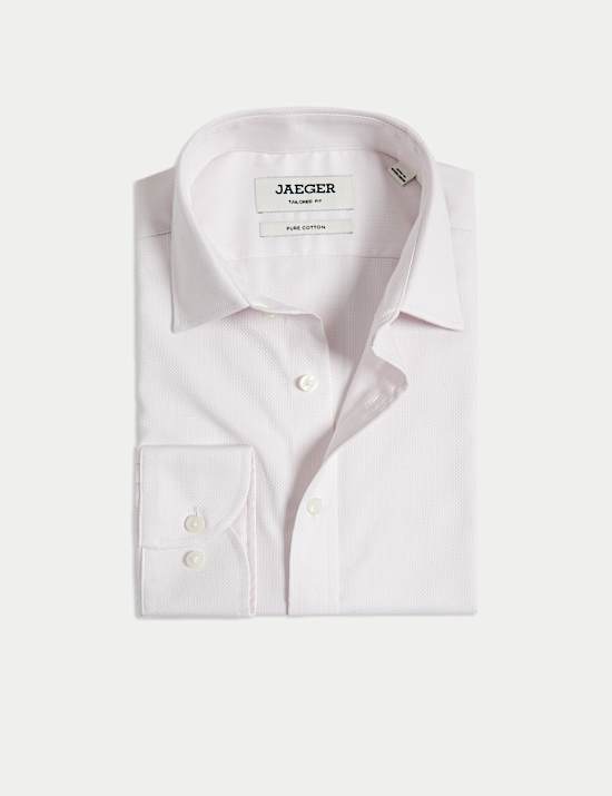 Tailored Fit Luxury Cotton Textured Shirt