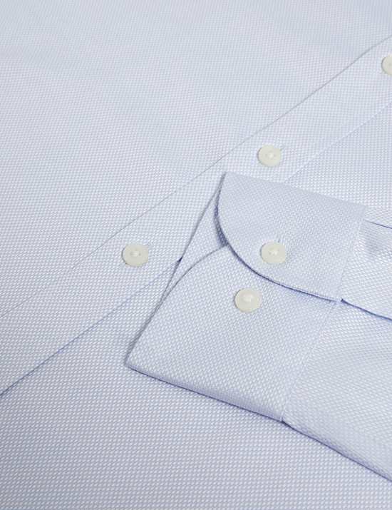 Tailored Fit Luxury Cotton Textured Shirt