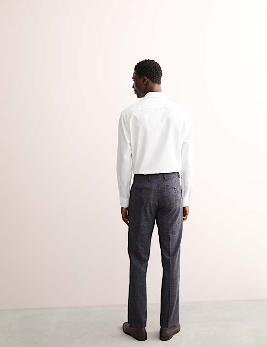 Gedefinieerd, overhemd van luxe katoen met structuur