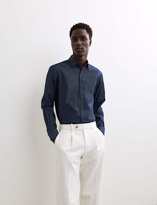 Regular Fit Pure Cotton Luxury Oxford Shirt