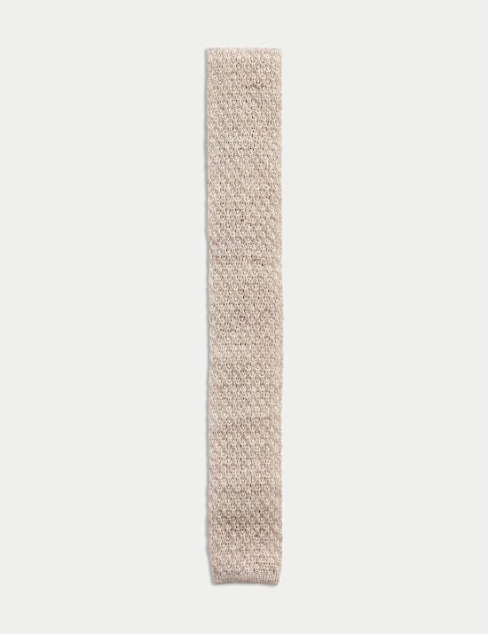 Linen Rich Knitted Tie