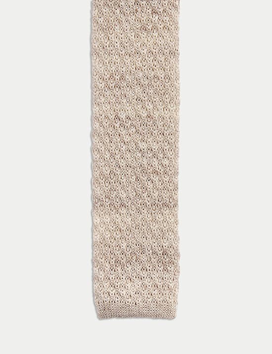 Linen Rich Knitted Tie