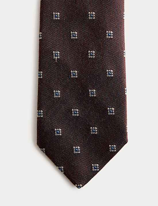 Geometric Silk Rich Tie