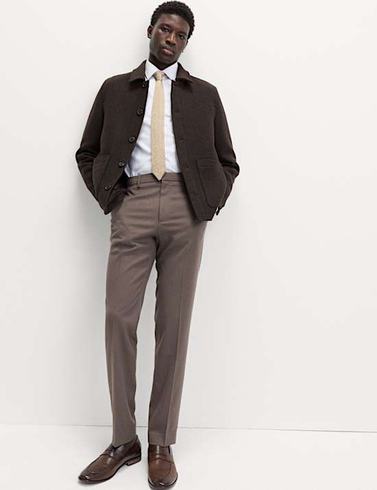 Regular Fit Smart Stretch Trousers