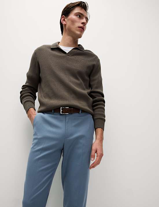 Regular Fit Smart Stretch Trousers