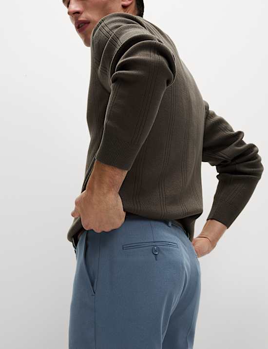 Regular Fit Smart Stretch Trousers