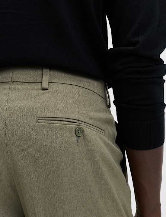 Regular Fit Smart Stretch Trousers