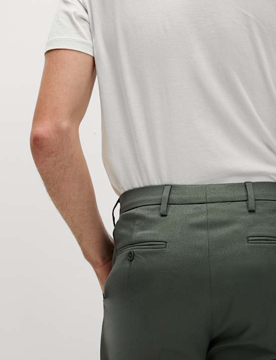 Regular Fit Smart Stretch Trousers