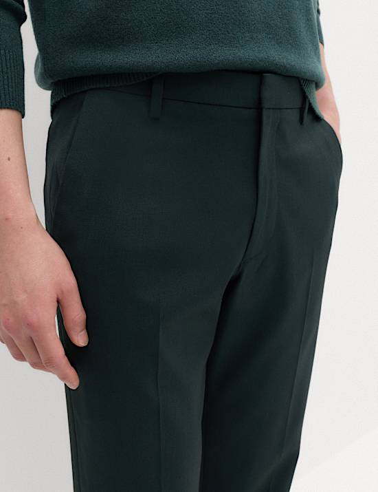 Regular Fit Smart Stretch Trousers